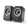DIFFUSORE PC NEDIS CSPR20020BK ALIMENTAZIONE USB,JACK 3,5 MM, 18W MAX